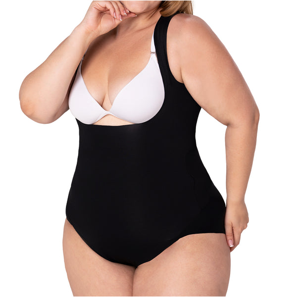 Fajas MYD FEX06035 Extra-Short Body Shaper | Seamless Light Control Thong Shapewear