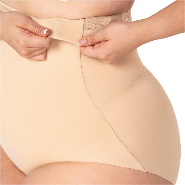 Fajas MYD P06336 Extra High-Waist Control Panty | Seamless Anti-Roll Natural-Lift Shaper