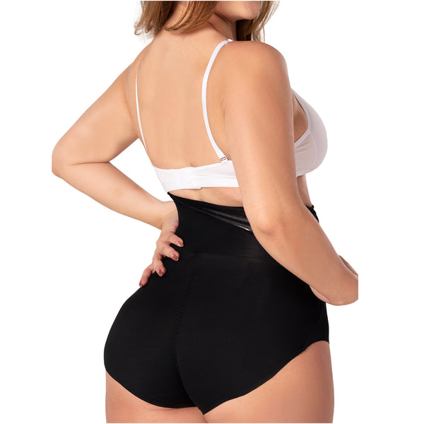 Fajas MYD P06336 Extra High-Waist Control Panty | Seamless Anti-Roll Natural-Lift Shaper