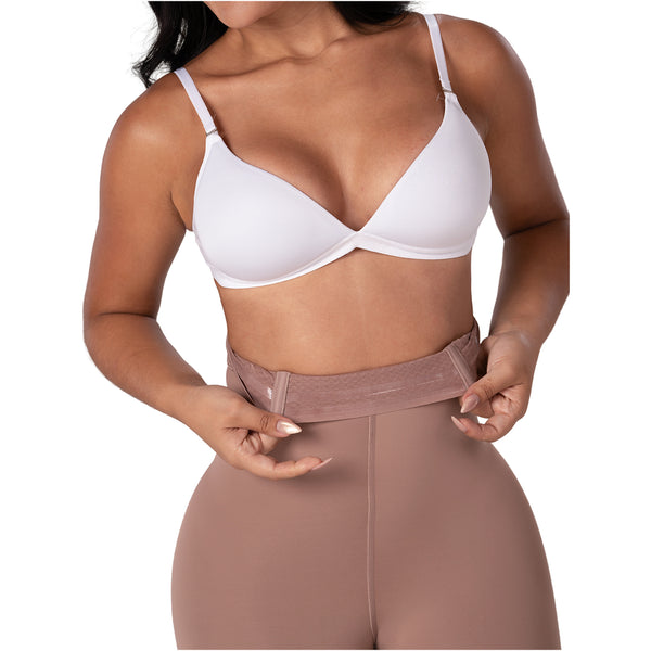 Fajas MYD SXA06313 Knee-Length Shaper | Extra High-Waist Control Short