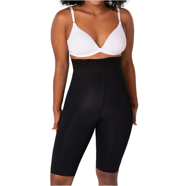 Fajas MYD SXA06313 Knee-Length Shaper | Extra High-Waist Control Short