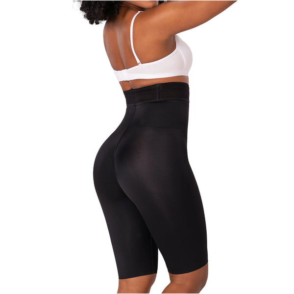 Fajas MYD SXA06313 Knee-Length Shaper | Extra High-Waist Control Short