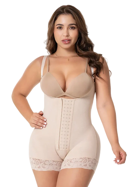 Salome 6066 | Open-Bust High Compression Powernet Faja | Stage 2 Post-Op Body Sculpting