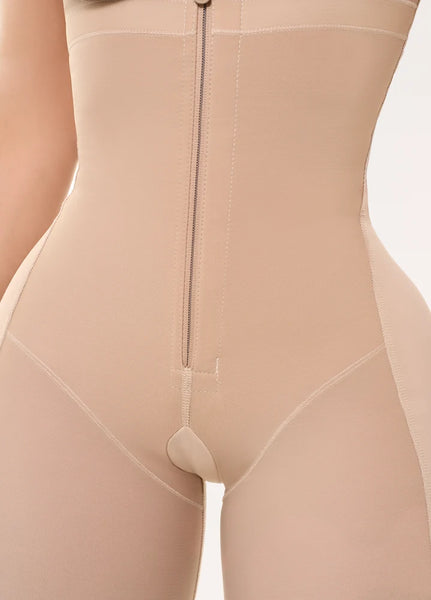 Fajas Salome 232 C | Medium Compression Full Body Shaper | Underarm Control & Invisible Butt Lift