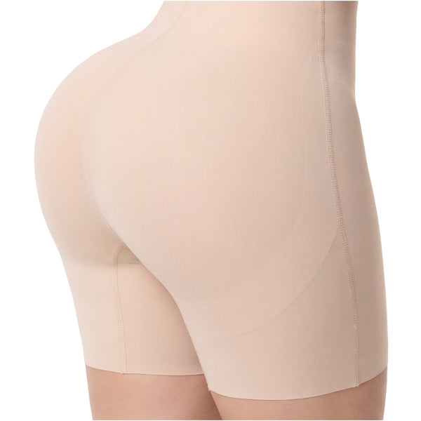 Fajas Salome 248032 | Mid-Thigh Bodysuit | Seamless Tummy Control & Pre-Molded Butt Lift
