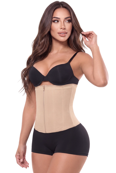 Fajas Salome 0315-1 | Waist Cincher Trainer for Women | Colombian Body Shaper for Daily Use | Powernet