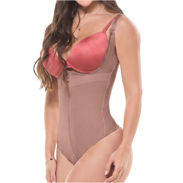 Fajas Salome 0351 | Open Bust Thong Tummy Control Shapewear for Women | Powernet