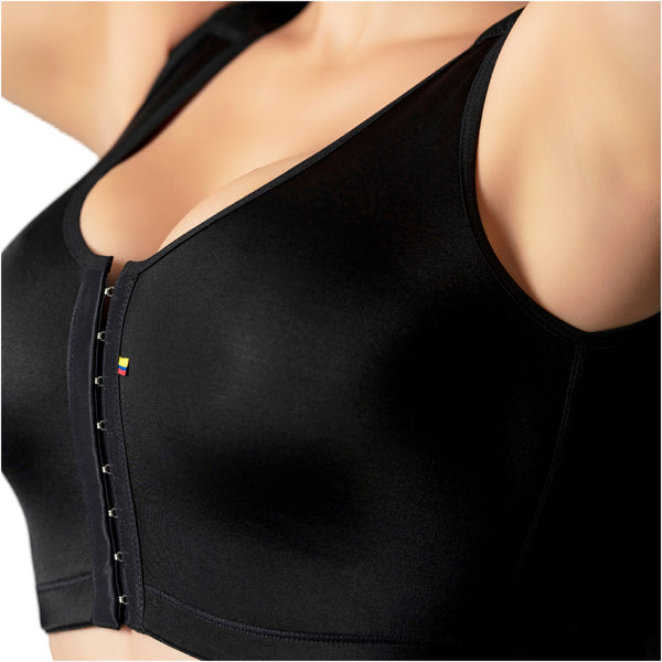 Salome 8501 | Post-Surgical High-Back Bra with Maximum Support | Soft Compression Recovery