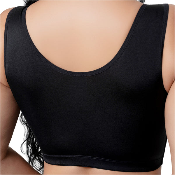 Salome 8501 | Post-Surgical High-Back Bra with Maximum Support | Soft Compression Recovery