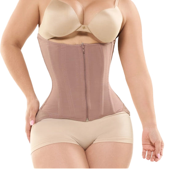 Fajas Salome 7011-CCB | Colombian Vest Shapewear for Tummy Control and Waist for Women | Fajas Colombianas Reductoras Reloj de Arena