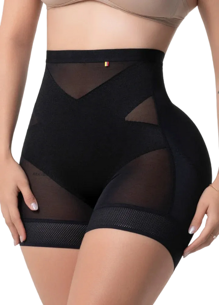 Fajas Salome TC02C5 | Pull-Up Shaper Shorts | Seamless High Compression & Pre-Molded Glute Lift
