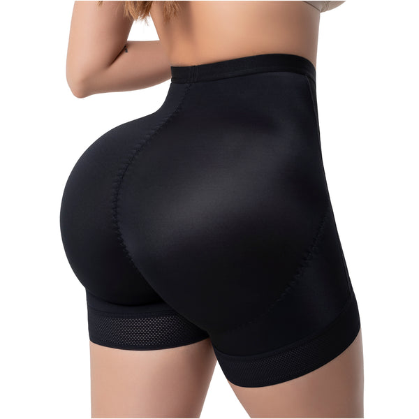 Fajas Salome TC02C5 | Pull-Up Shaper Shorts | Seamless High Compression & Pre-Molded Glute Lift