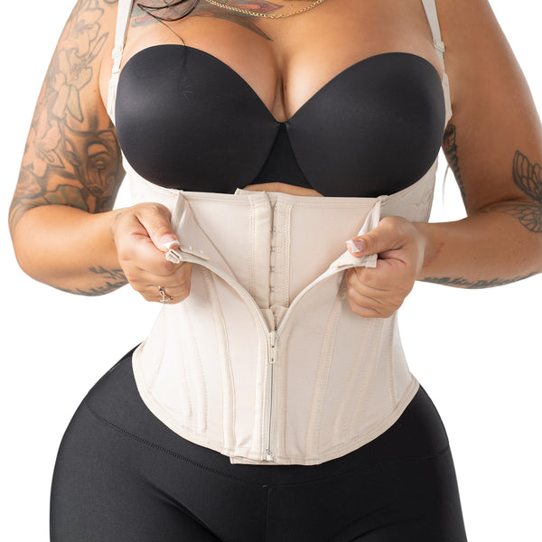Snatched Body 002424 Vest Underbust Corset | 15-Bone Waist Cincher