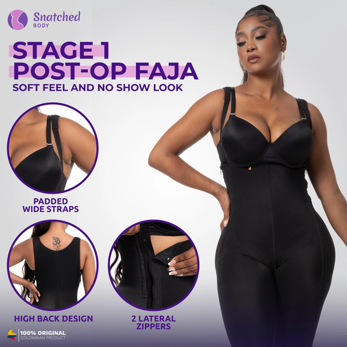 SNATCHED BODY DQ02L4 Post Surgery BBL Stage 1 Faja for Guitar Body Shapes