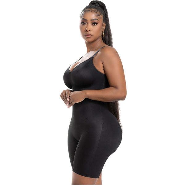 Snatched Body DQ01L3 Tummy Control Shapewear Bodysuit for Women with Built-in Bra