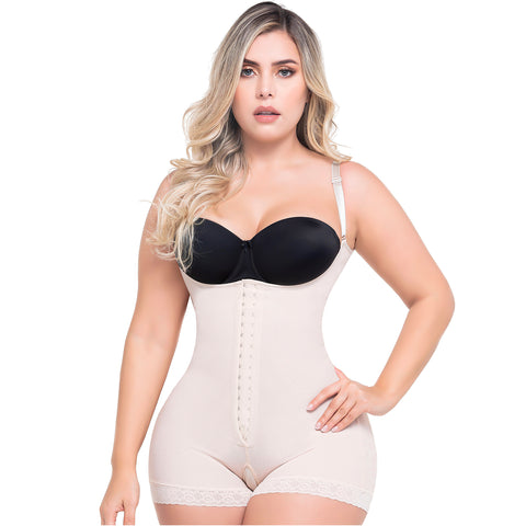 Sonryse 498BF Bodysuit Removable Straps Open Bust