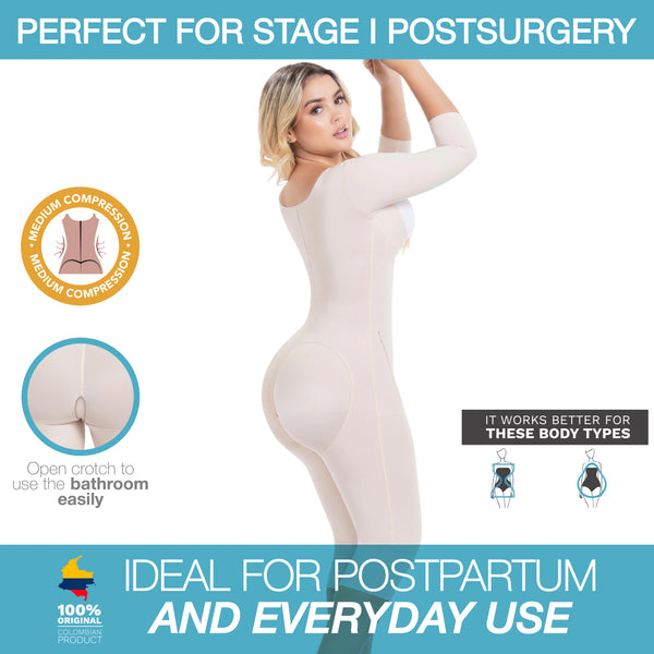 Sonryse M105BF Post Surgery Stage 1 BBL Compression Garment Fajas Colombiana Post Op