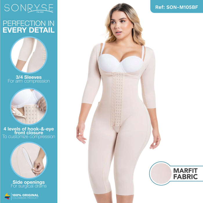 Sonryse M105BF Post Surgery Stage 1 BBL Compression Garment Fajas Colombiana Post Op