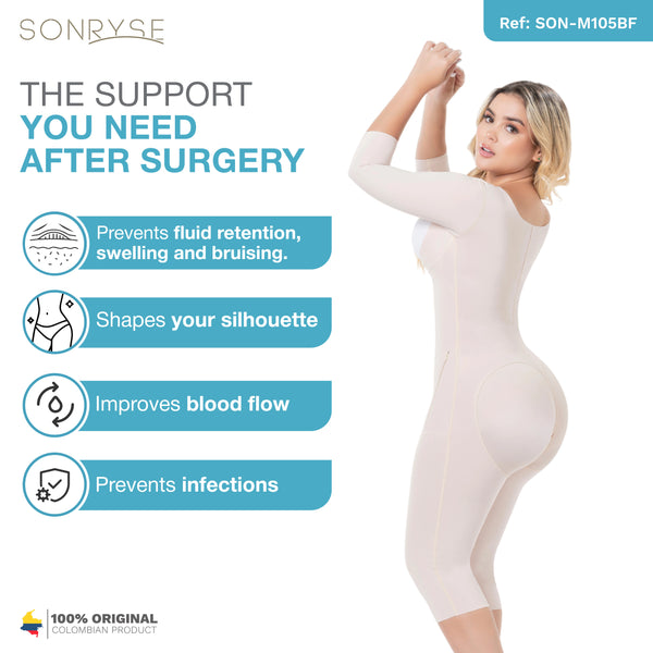 Sonryse M105BF Post Surgery Stage 1 BBL Compression Garment Fajas Colombiana Post Op