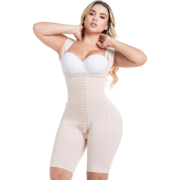 Sonryse 214BF Fajas Colombianas Post Surgery Stage 1 BBL Compression Garment Open Bust