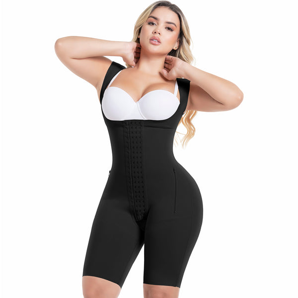 Sonryse 214BF Fajas Colombianas Post Surgery Stage 1 BBL Compression Garment Open Bust