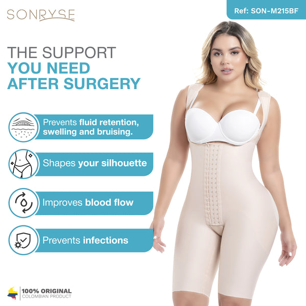 Sonryse M215BF Faja Colombiana Post Surgery BBL Lipo 360 Stage 1 for Guitar Body Shapes