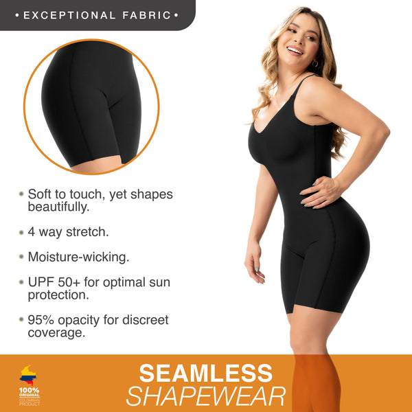 Sonryse SP44NC Butt Lifter Seamless Jumpsuit Tummy Control Shapewear