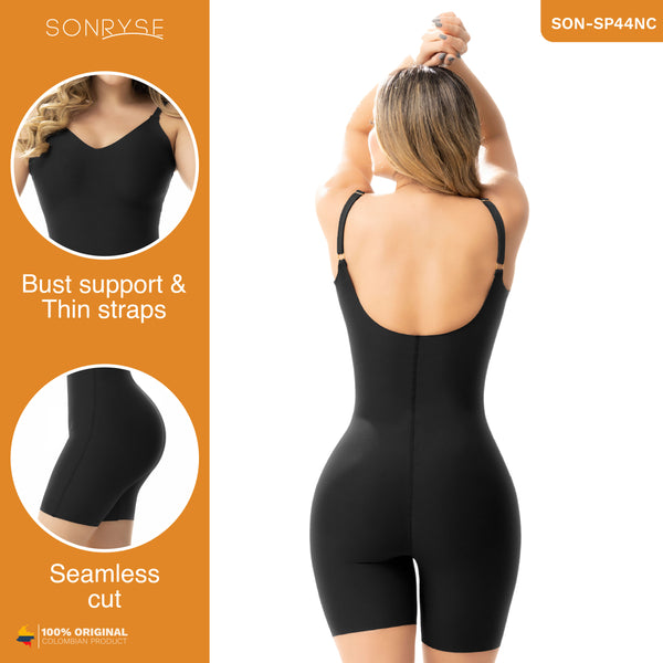 Sonryse SP44NC Butt Lifter Seamless Jumpsuit Tummy Control Shapewear