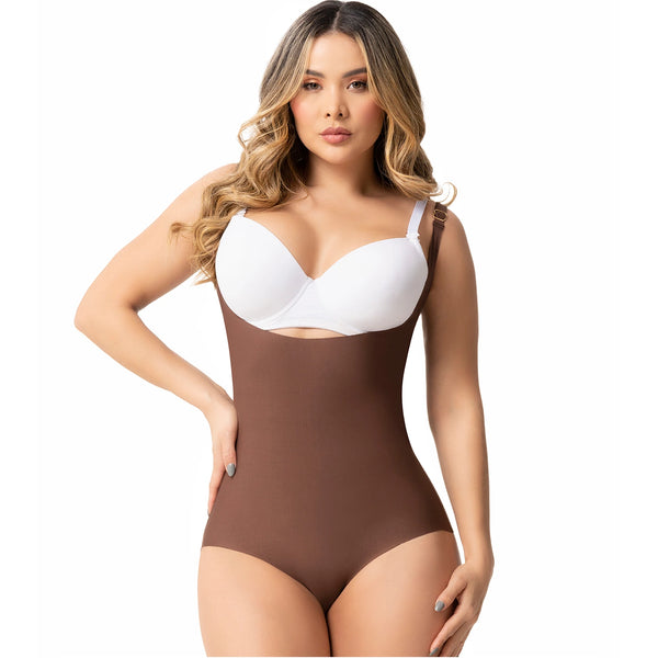 Sonryse SP45NC Open Bust Tummy Control Panty Shapewear Bodysuit