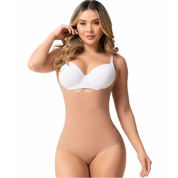 Sonryse SP45NC Open Bust Tummy Control Panty Shapewear Bodysuit