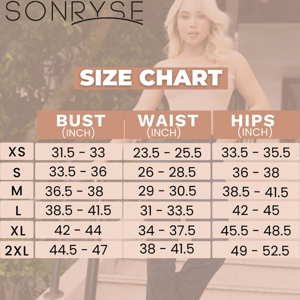 SONRYSE BDBA - 001 One Piece Tank Top Compression External Body for Women