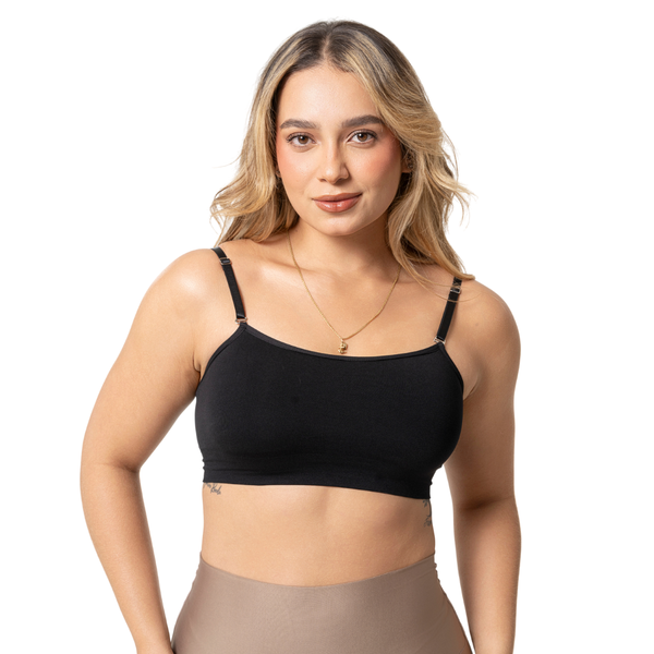 Seamless Thin Strap Bra | Sport Top Bralette, No Underwire