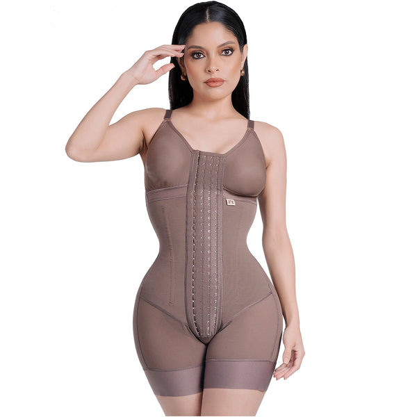 Tributo 1017H Slim Silhouette Colombian Faja Corset With Bra | High Compression for Post-Op Recovery and Daily Comfort