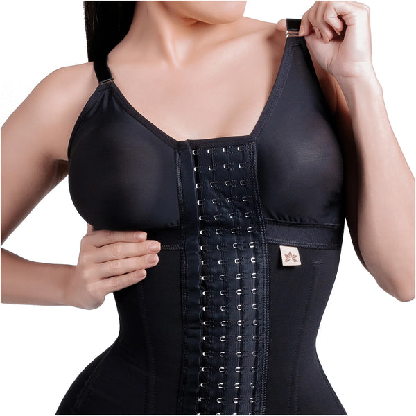 Tributo 1017H Slim Silhouette Colombian Faja Corset With Bra | High Compression for Post-Op Recovery and Daily Comfort