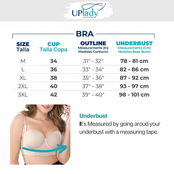 Up Lady 8545 High Support Seamless Everyday Bra