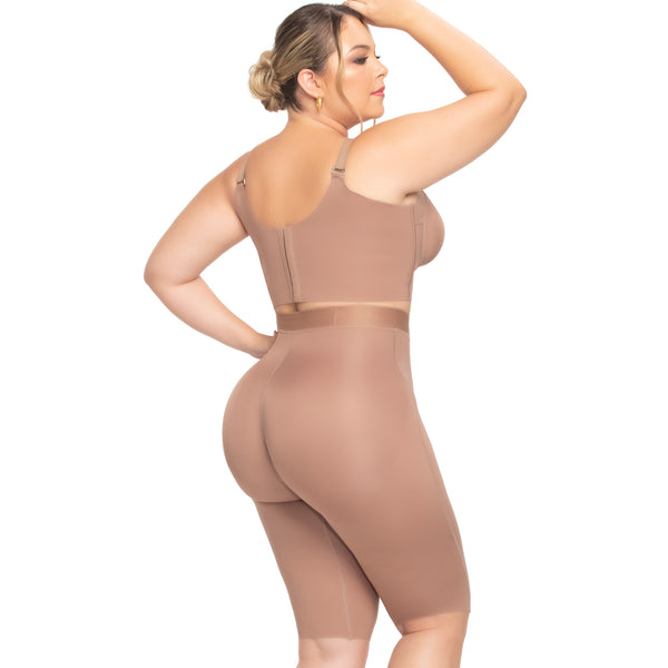 Up Lady 6260 Seamless Tummy Control Strapless Shapewear for Women Knee-length Faja Stage 1