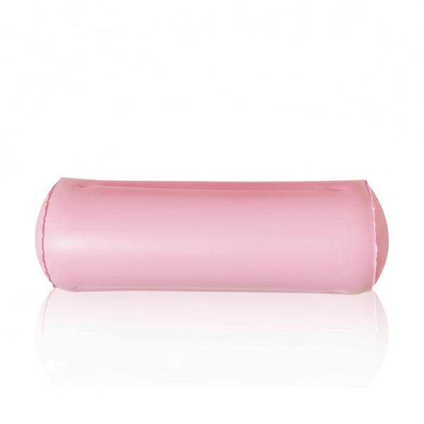 BeShapy Luxury BBL Recovery Kit  Pink inflatable toilet pillow on a green background