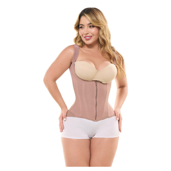 Salome 7013-CCB | Waist Cincher with Front Zipper | Fajas Colombianas