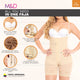 Fajas MYD 0066 Strapless Mid Thigh Body Shaper for Women / Powernet