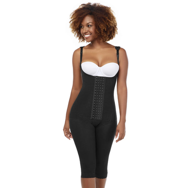 Fajas MariaE 9152 | Postoperative Women's Shapewear with Shoulder Pads | Daily and Postsurgical Use | Powernet