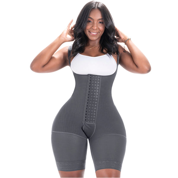 Bling Shapers 098BF | Colombian Bum Lift Tummy Control Shapewear Mid Thigh Faja for Curvy Wide Hips Small Waist Women | Powernet