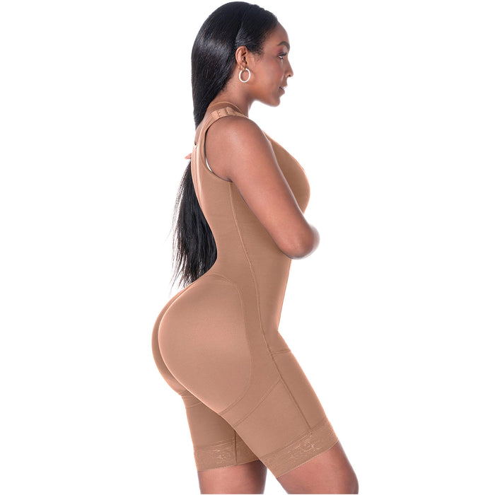 Bling Shapers Extreme 553BF | Shapewear Bodysuit with Built-in Bra | Post Surgery & Daily Use | Powernet