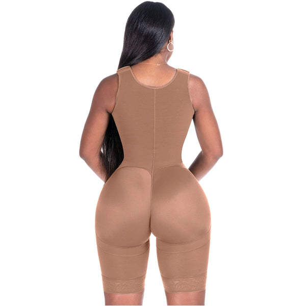 Bling Shapers Extreme 553BF | Shapewear Bodysuit with Built-in Bra | Post Surgery & Daily Use | Powernet