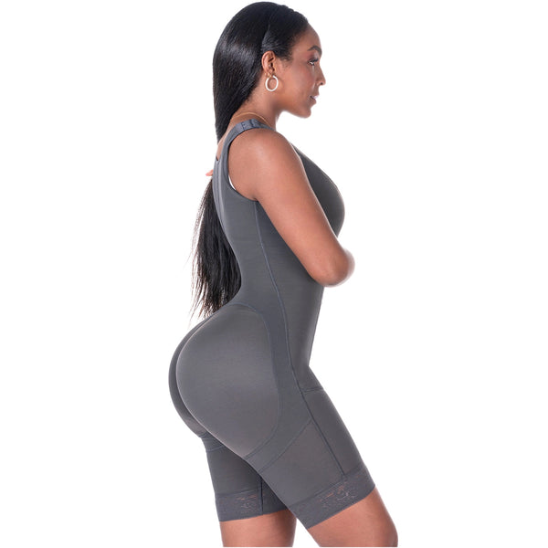 Bling Shapers Extreme 553BF | Shapewear Bodysuit with Built-in Bra | Post Surgery & Daily Use | Powernet