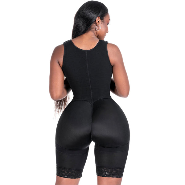 Bling Shapers Extreme 553BF | Shapewear Bodysuit with Built-in Bra | Post Surgery & Daily Use | Powernet