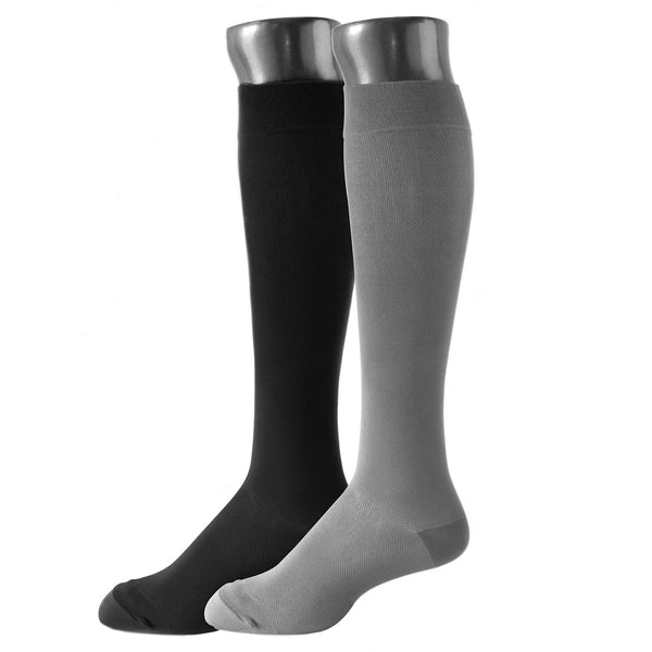 Be Shapy  2 Pack Compression Knee High Socks for Daily Use Medias Largas Unisex