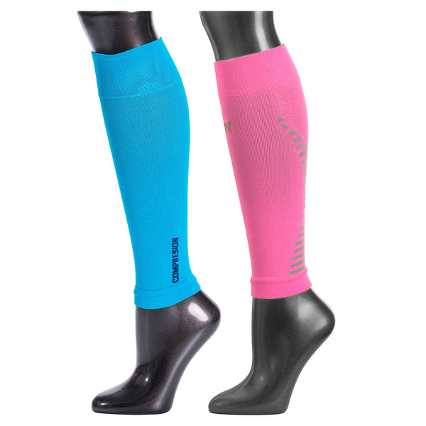 Be Shapy 2 Pack Calf Compression Unisex Sports Sleeve Medias de Compresión para Pantorrillas