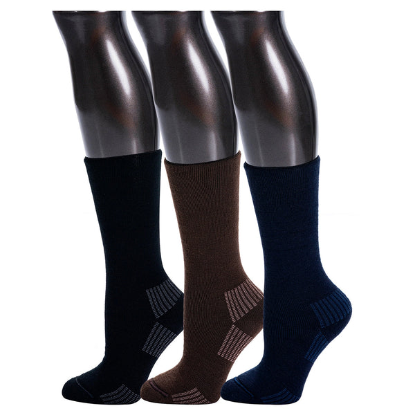 Be Shapy 3 Pack  Diabetic Mid Calf Socks Medias para Diabeticos