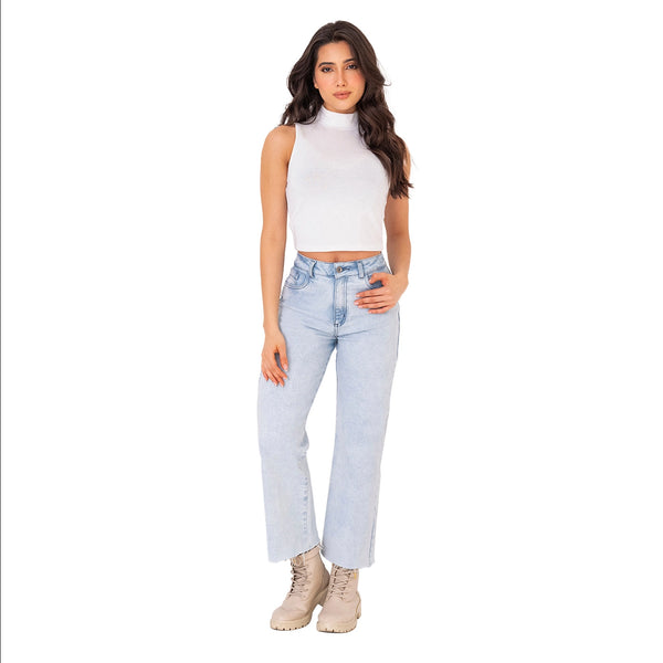 LOWLA 212726 Wide Leg Bootcut  Colombian Jeans with Removable Pads