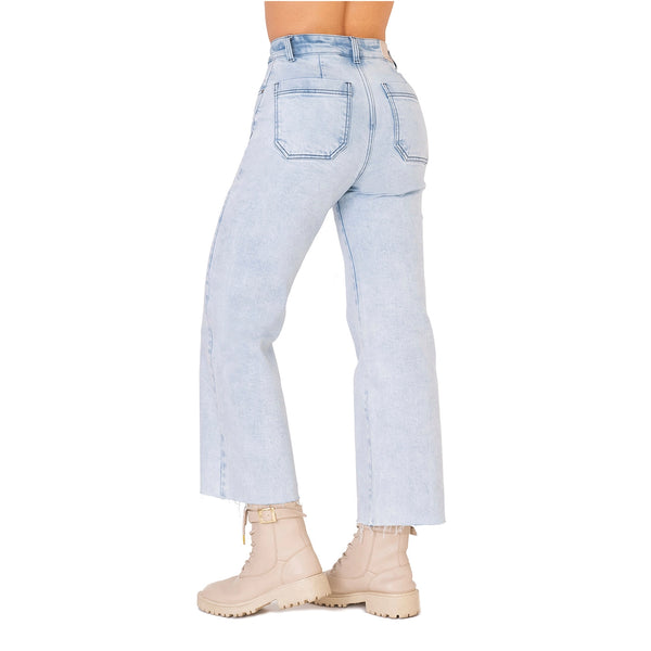 LOWLA 212726 Wide Leg Bootcut  Colombian Jeans with Removable Pads